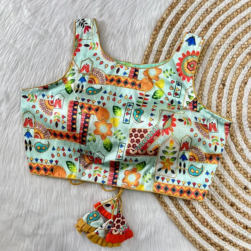 Multicolor Floral Printed Blouse