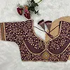 Royal Maroon Stylish Bridal Blouse 