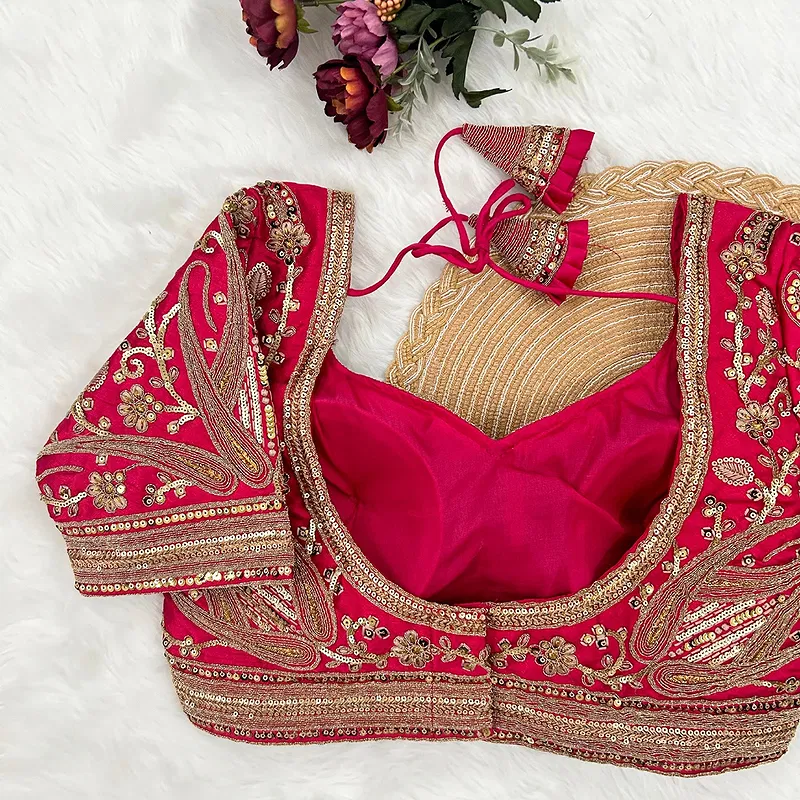 Rani Color Heavy Apple-Cut Bridal Blouse