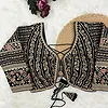 Black Colour Bridal Blouse With Dori Latkans