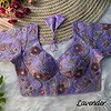 Lavender Color Sabyasachi Style Georgette Blouse