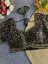 Black Colour Heavy Handwork Party Blouse