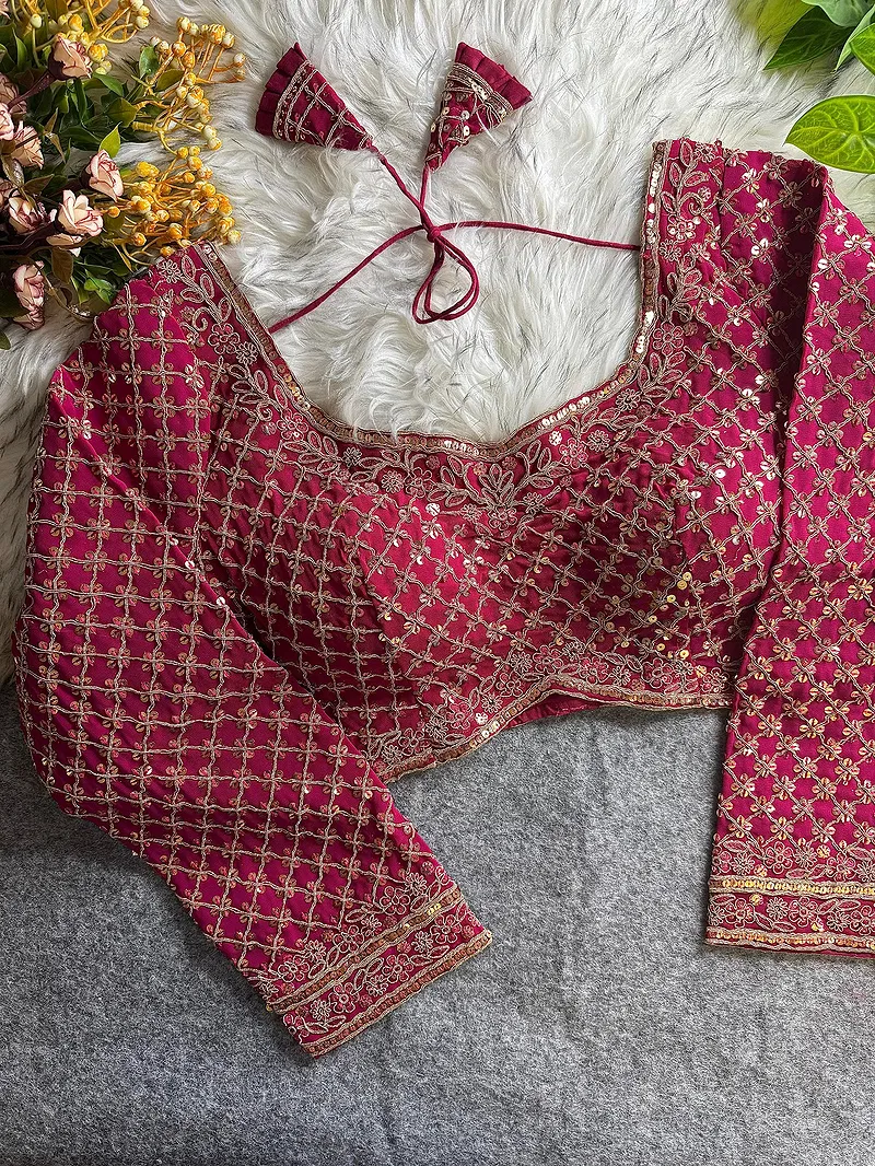 Rani Color Full Sleeve Partywear Blouse