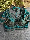Rama Color Handwork & Sequence Italian Silk Bridal Blouse