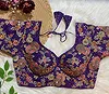 Purple Color Sabyasachi Style Georgette Blouse