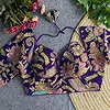 Purple Color Navratri Style Readymade Blouse