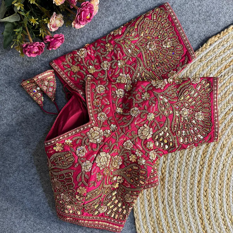 Rani Heavy Codding & Sequin Bridal Blouse