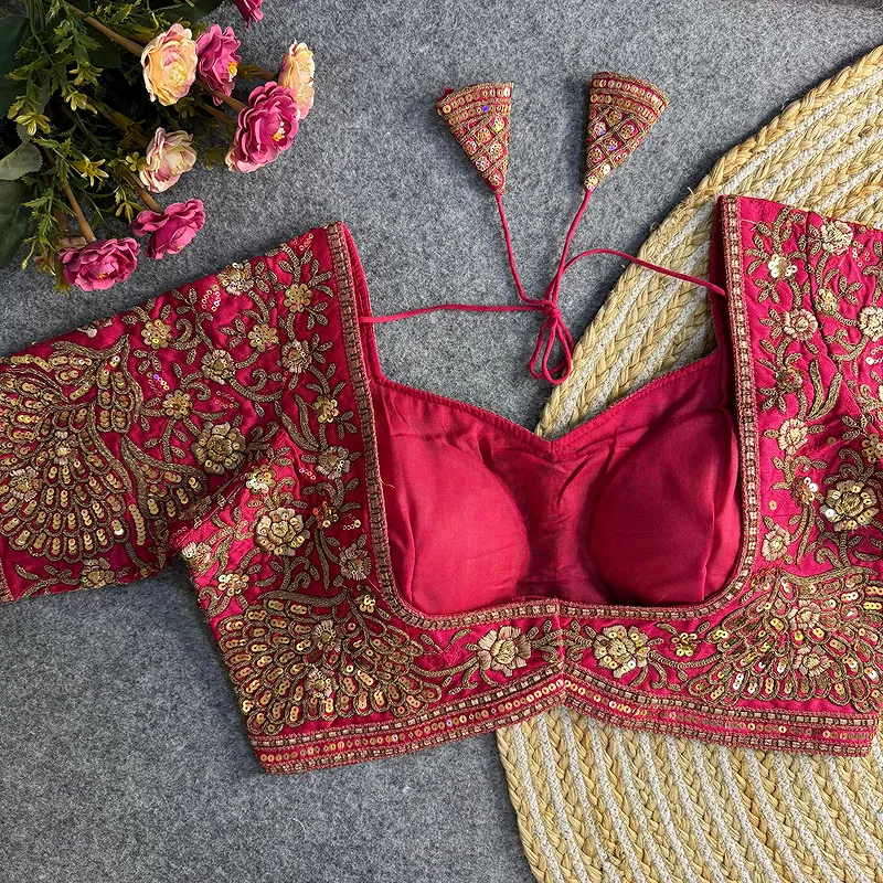 Rani Heavy Codding & Sequin Bridal Blouse