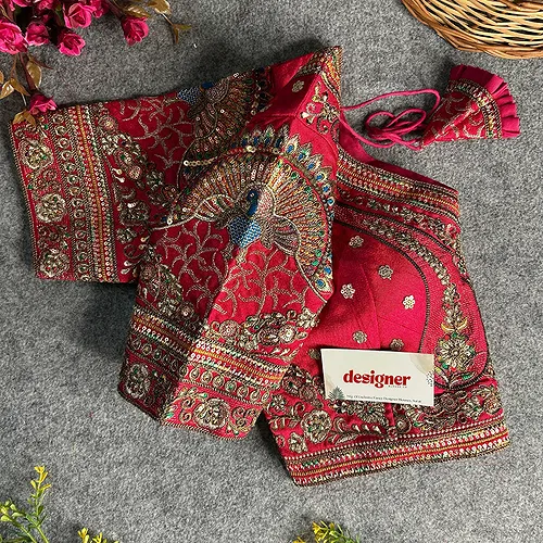 Rani Color Bridal Bliss Apple-Cut Codding Work Blouse