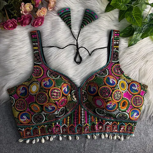 Black Color Navratri Special Readymade Blouse for Garba Nights 