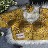 Yellow Bridal Sabyasachi Neck Italian Silk Embroidered Readymade Blouse