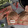 Wine Bridal Italian Silk Embroidered Designer Readymade Blouse