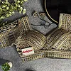Black Bridal Italian Silk Embroidered Designer Readymade Blouse