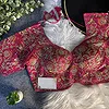 Rani Italian Silk Sabyasachi-Neck Designer Blouse For Wedding