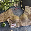 Onion Italian Silk Heavy Coding & Sequin Work Sabyasachi Neck Blouse